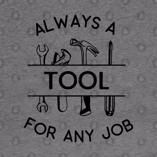 Typographic Series: Always a Tool for Any Job by Jarecrow 